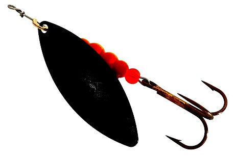 Блесна вращ. Mepps AGLIA LONG 4, Black
