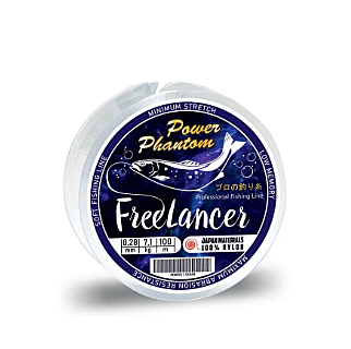 Леска Power Phantom Freelancer CLEAR 0,30mm, 8,8kg 100m