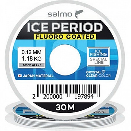 Леска моно. зим. Salmo ICE PERIOD FLUORO COATED 030/020