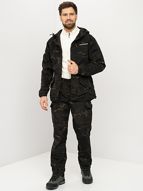 Костюм летний Горка-3 ткань Смесовая Рип-Стоп цвет Чёрный (Размер: 52-54, Рост: 170-176)