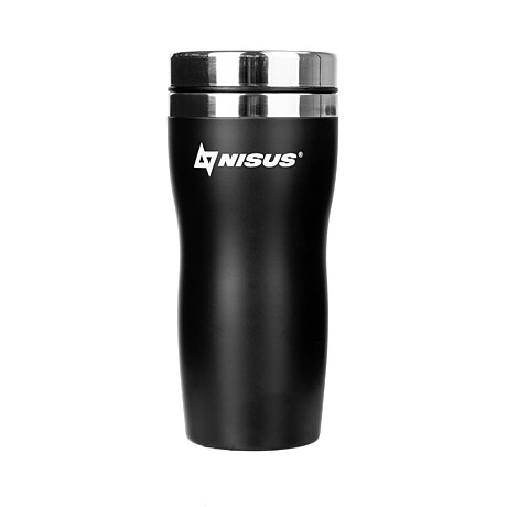 Термокружка 450ML Nisus Чёрный