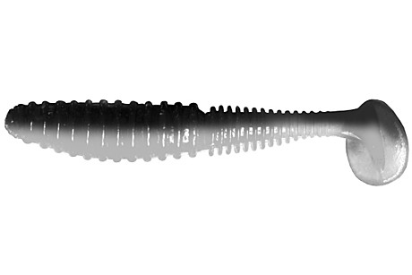 Мягк.приманки LureMax AYAME 3''/7,5см, LSA3-027 Black Shad 1шт. (упак. 10 шт.)