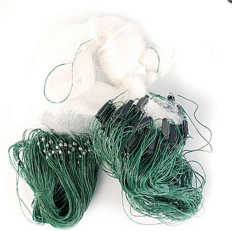 Сеть рыболовная (трехстенка) 1,8*50 м м KAIDA (Толстая леска, тонущий шнур) яч. 60 мм