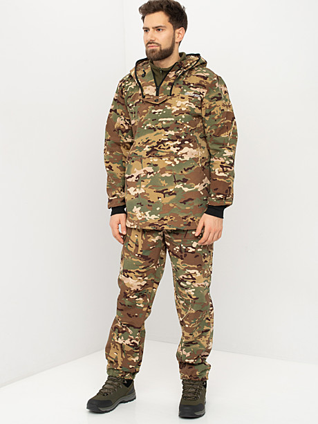 Костюм летний Антигнус-Эконом ткань Смесовая Рип-Стоп цвет Мультикам (Размер: 44-46, Рост: 182-188)