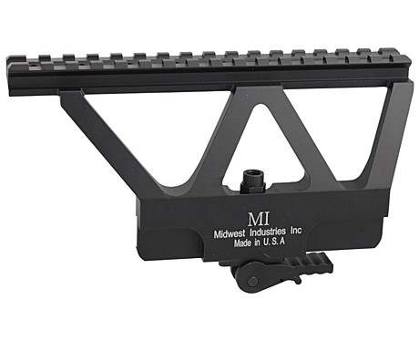 Кронштейн BAIEX HQ 610 боковой (планка вивер, усиленная рамка СОК АК, ВПО, Тигр быстросъемный)