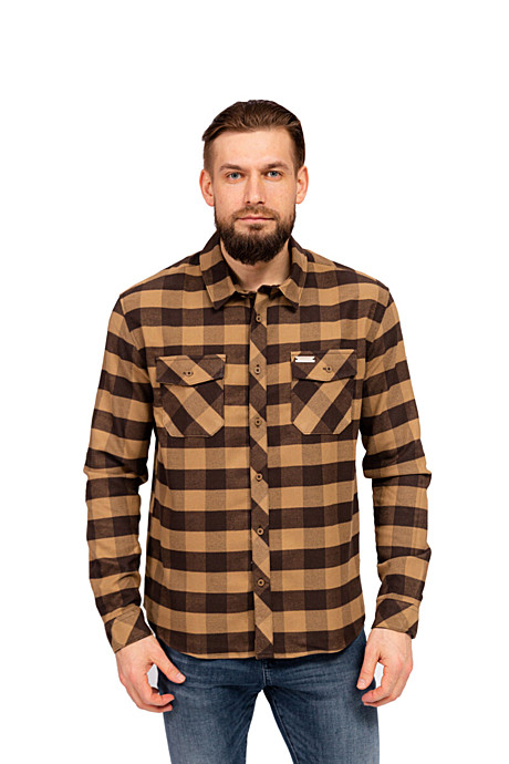 Рубашка King Hunter City (Хаки-черный L)