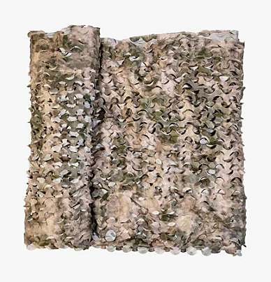 Сеть кмф двуслойная BAIEX (полотно+капроновая нить+петли) 3х6 Болотный