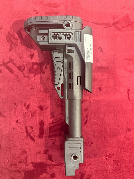 Приклад телескопический на складной с щекой  АК