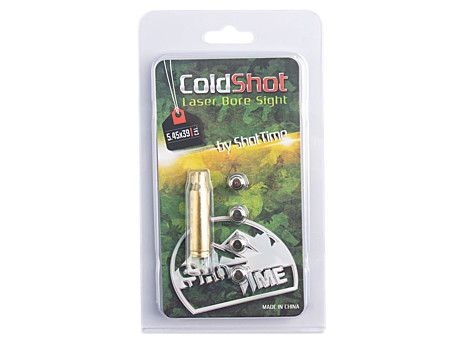 Лазерный патрон ShotTime ColdShot 5.45х39, латунь, лазер красный 655нм