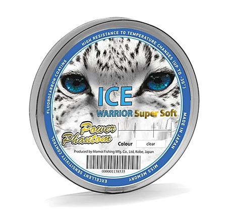 Леска Power Phantom Ice Warrior SUPER SOFT CLEAR 0,20mm, 4,0kg 30m