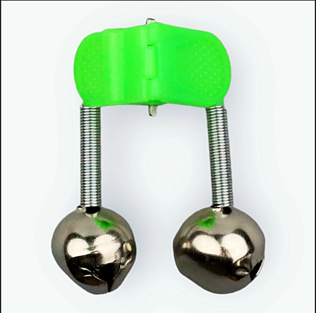 Бубенчик двойной с пластик. прищепкой D22mm (HS-B-HX-020) Helios