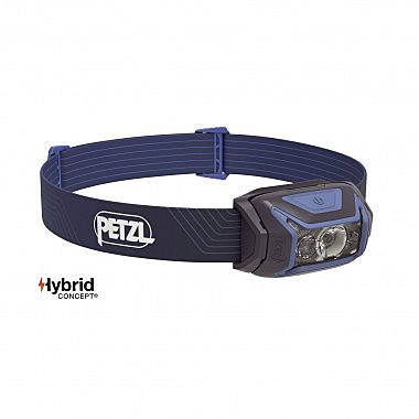 Фонарь налобный Petzl Actik 450лм, синий			