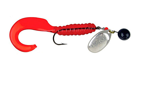 Блесна вращ. Mepps AGLIA SPINFLEX, 2/14g, Black/SILVER/Red