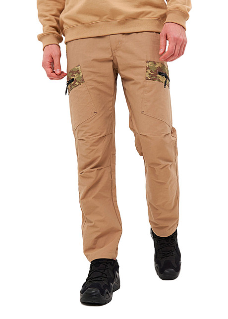 Брюки летние Крафт ткань Cotton цвет Песок (Размер: 56-58, Рост: 182-188)