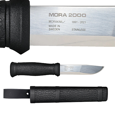 Нож Morakniv Outdoor 2000 (S) Anniversary Edition 2021, black