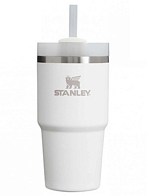 Термокружка STANLEY QUENCHER H2.0 0,68L с трубочкой, белая