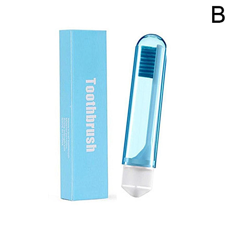 Портативная зубная щетка складная мягкая щетина