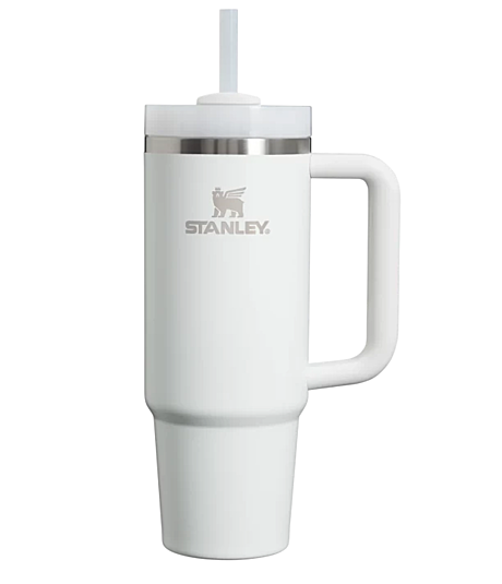 Термокружка STANLEY QUENCHER H2.0 0,88L с трубочкой белая 