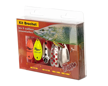 Набор вращ. блесен MEPPS Kit Brochet (5шт/уп)