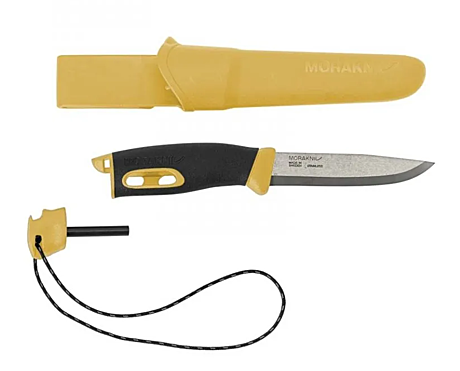 Нож Morakniv Companion Spark Yellow (с огнивом)	