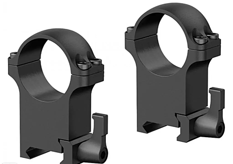 Кольца Vector Optics быстросъемные, стальные, D30мм, Weaver, высокие,H23мм, рычажные