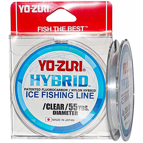Леска монофильная Yo-Zuri Hybrid Ice 50м Clear (0,170мм) 3lbs