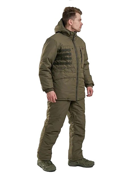 Костюм Егерь (Кошачий Глаз/Светлый Хаки) Зима (-45) (Молли) (52-54/182-188)